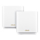ASUS ZenWiFi AX XT8 (W-1-PK) bežični usmjerivač Gigabit Ethernet Trifrekvencijski (2,4 GHz / 5 GHz / 5 GHz) Bijelo