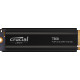 Crucial SSD Crucial T500 1TB PCIe Gen4 NVMe M.2 SSD with heatsink, EAN: 649528940018