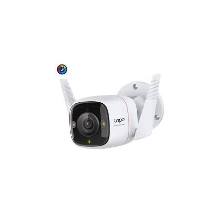 Outdoor Security Wi-Fi CameraSPEC: 2K QHD (2688x1520), F1.0, 2.4 GHz, 2T2R, 2 × External Antennas, 1