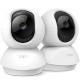 Tapo C2 Pan/Tilt Home Security Wi-Fi Camera, 2-Pack, 1080p, 2.4 GHz, Horizon.360º, Motion Detection