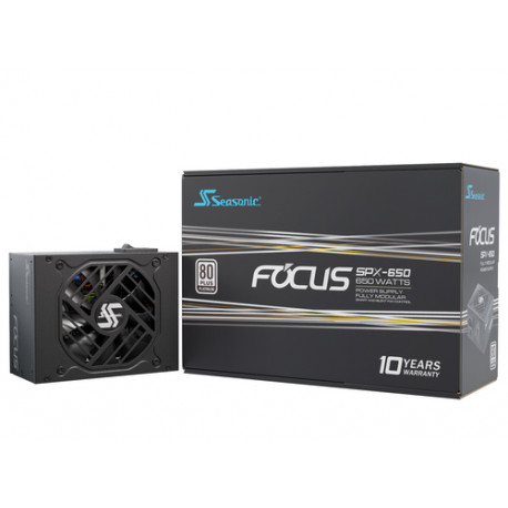 Seasonic FOCUS-SPX-650 jedinica za napajanje 650 W 20+4 pin ATX CFX Crno