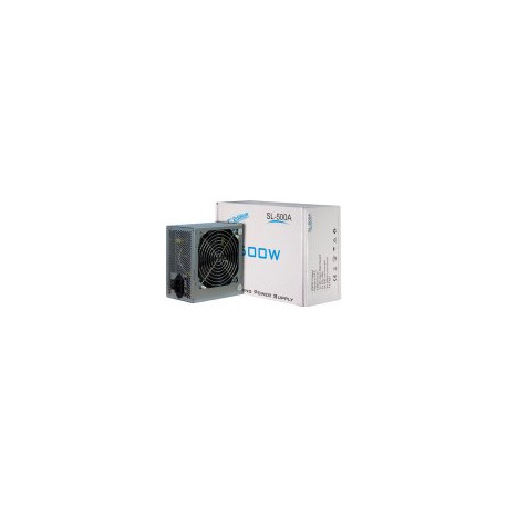 Power Supply INTER-TECH IT-SL500, 500W, AC 230V, 50/60Hz, DC 3.3/5/±12V, 3x S-ATA, Retail, Passive P