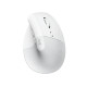 LOGITECH Lift for MAC Vertical Ergonomic Mouse - OFF-WHITE/PALE GREY