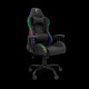 WHITE SHARK RGB gaming stolica INDIANAPOLIS crna