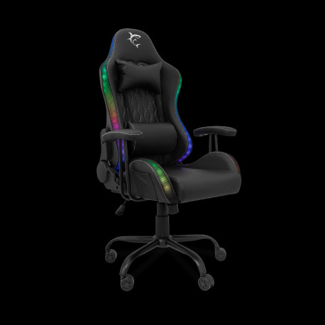 WHITE SHARK RGB gaming stolica INDIANAPOLIS crna