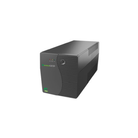Elsist UPS NemoLED 160 1600VA/600W, Line-Interactive, 4×Schuko, 2x 12V/7Ah, 10min. autonomija