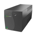 Elsist UPS NemoLED 160 1600VA/600W, Line-Interactive, 4×Schuko, 2x 12V/7Ah, 10min. autonomija