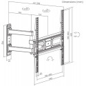 SBOX izvlačno okretni nosač 32"-55", do 35kg