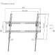 SBOX zidni stalak za TV 37“-80“/94-203 cm,do 45 kg