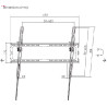 SBOX zidni stalak za TV 37“-80“/94-203 cm,do 45 kg