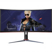 AOC LED 34", CU34G2XP, HDMIx2, DP, 180Hz, 1ms