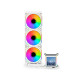 Komplet za tekočinsko hlajenje AIO Liquid Cooler Lian Li GALAHAD II LCD 360 SL-Infinity, ARGB, bel