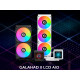 Komplet za tekočinsko hlajenje AIO Liquid Cooler Lian Li GALAHAD II LCD 360, ARGB, črn