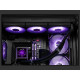 Komplet za tekočinsko hlajenje AIO Liquid Cooler Lian Li GALAHAD II LCD 360, ARGB, črn