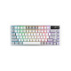 Tipkovnica ASUS ROG Azoth Wireless, ROG NX Red, PBT, OLED, RGB, USB, US, bela
