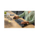 Tipkovnica Logitech Wave Keys Wireless, grafitna, SLO g.