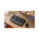 Tipkovnica Logitech Wave Keys Wireless, grafitna, SLO g.