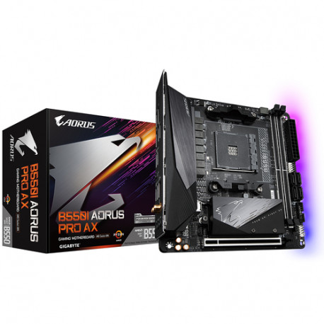 Gigabyte B550I AORUS PRO AX AMD B550 Priključnice AM4 Mini ITX