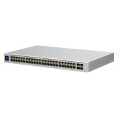 Ubiquiti USW-48 48-port, Layer 2 switch, 48 x GbE ports, 4 x 1G SFP ports, Fanless, silent cooling,