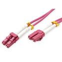 Roline VALUE optički kabel 50/125µm LC/LC Duplex, OM4, 0.5m, ljubičasti