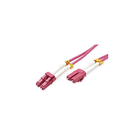 Roline VALUE optički kabel 50/125µm LC/LC Duplex, OM4, 7.0m, ljubičasti