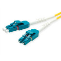 Roline optički kabel 9/125µm LC-LC singlemode Duplex, LSOH, OS2, 20m, žuti
