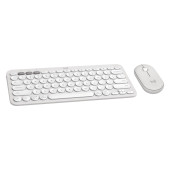 LOGITECH Pebble 2 Bluetooth Keyboard Combo - TONAL WHITE - US INT'L