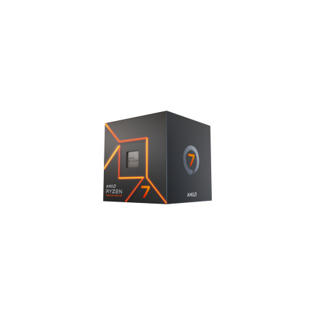 AMD CPU Desktop Ryzen 7 8C/16T 7700 (5.3GHz Max, 40MB,65W,AM5) box, with Radeon Graphics and Wraith