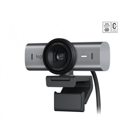 Kamera Logitech MX BRIO, 4K Ultra HD, grafitna, USB-C