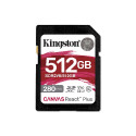 Kingston 512GB SDXC Canvas React Plus UHS-II  280R/150W U3 V60 for Full HD/4K 