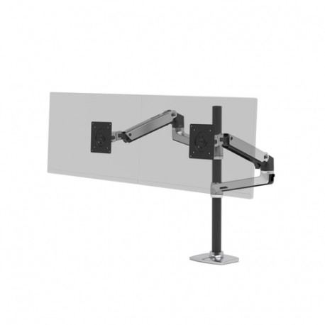 Ergotron LX Series LX Dual Stacking Arm Tall Pole 101,6 cm (40") Aluminij Stolni