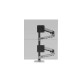 Ergotron LX Series LX Dual Stacking Arm Tall Pole 101,6 cm (40") Aluminij Stolni