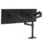  Ergotron LX Dual Monitor Arm, Monitor Mount (black)