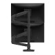 Ergotron LX Series LX Dual Stacking Arm, Tall Pole, Matte Black 101,6 cm (40") Crno Stolni