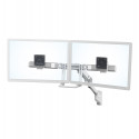  Ergotron HX Dual Monitor Arm, Wall Mount (white)