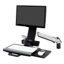 Ergotron Styleview Sit-Stand Combo Arm 61 cm (24") Aluminij Wall