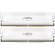 Crucial Pro Overclocking 32GB Kit (2x16GB) DDR5-6000 UDIMM CL36 White (16Gbit), EAN: 649528943019