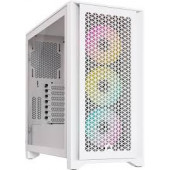 Kućište Corsair iCUE 4000D RGB Airflow True WhiteTempered Glass Mid-Tower