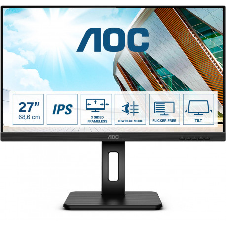 AOC LED IPS 27" 272P2Q, VGA, HDMI, DP, USB