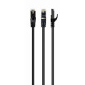 Gembird S FTP Cat.6A LSZH patch cord, black, 1 m