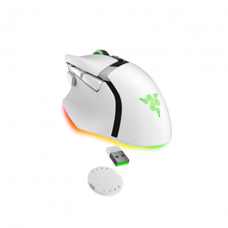 Razer Basilisk V3 Pro - Ergonomic Wireless Gaming Mouse - White Edition - EU Pac