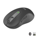  Logitech Signature M650 L Wireless, Mouse (graphite, size L, Chromebook certified)