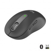  Logitech Signature M650 Wireless, Mouse (graphit, size M, Chromebook certified)