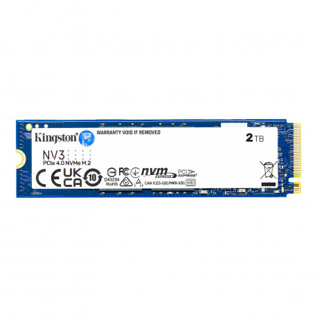 Kingston SSD 2TB NV3 M.2 2280 PCIe 4.0 NVMe SSD , EAN: 740617344783