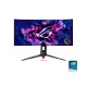 Monitor 34" (87 cm) WQHD OLED 240Hz, ukrivljen, HDR10, HDMI, DisplayPort, USB-C DP Alt, SPDIF, ASUS ROG Swift PG34WCDM