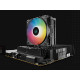 Hladilnik za procesor DeepCool AG400 Digital, ARGB, 120mm, 240W TDP, črn