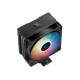 Hladilnik za procesor DeepCool AG400 Digital, ARGB, 120mm, 240W TDP, črn