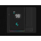 Hladilnik za procesor DeepCool AK500S DIGITAL, 120mm, LCD, ARGB, črn