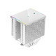 Hladilnik za procesor DeepCool AK620 DIGITAL, ARGB, 2x 120mm, 260W TDP, bel