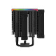Hladilnik za procesor DeepCool AK620 DIGITAL, ARGB, 2x 120mm, 260W TDP, črn